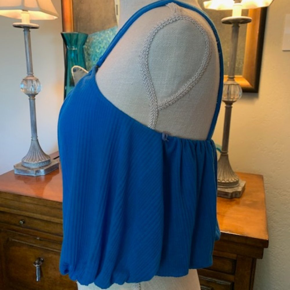 Free People Just a Fling tank - Blue - Size XS - Picture 2 of 9